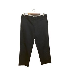 Banana Republic Chino Pants Women's  10 Black Stretch Straight Leg